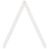 Kids' Bed Roof White 209x95.5x88 cm Solid Wood Pine 846947