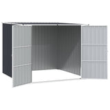 Garden Shed Anthracite 195x198x159 cm Galvanised Steel 46255