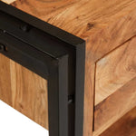 Console Tables 2 pcs Brown 200 x 33 x 75 cm Solid Acacia wood 3324227