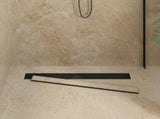 Shower Drain 2-in-1 with 360&deg Siphon Black 80 cm 42015970