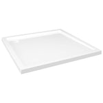 Square ABS Shower Base Tray White 80x80 cm 148907