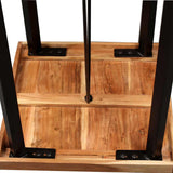 Bar Table Solid Acacia Wood 60x60x107 cm 245435