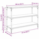 Book Cabinet Artisan oak 100 x 33 x 70.5 cm Engineered wood 881115