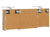 Bathroom Cabinet Set 3 pcs 100 x 10.5 x 50 cm Engineered wood 3403695