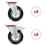 16 pcs Swivel Casters 160 mm 278028