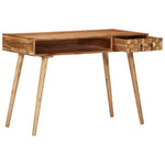 ZNTS Writing Desk 110x50x76 cm Solid Wood Acacia 338434