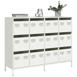 Sideboard White 135x39x103.5 cm Cold-rolled Steel 3307178