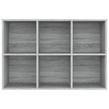 Book Cabinet/Sideboard Grey Sonoma 66x30x98 cm Engineered Wood 815295