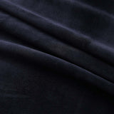 Blackout Curtains with Rings 2 pcs Velvet Black 140x175 cm 134488