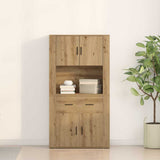 Highboard Artisan oak 80 x 33 x 150 cm Engineered wood 3334341