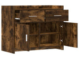 Sideboard Smoked Oak 75 x 36 x 80 cm Engineered Wood 8011119
