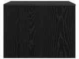 Coffee Table 3 pcs Black Oak Engineered Wood 875034
