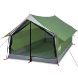 Camping Tent 2-Person Green Waterproof 94359