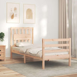 Bed Frame without Mattress Small Single Solid Wood 3194271
