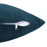 Cushion Cover 12 pcs HEERLEN Blue 50 x 50 cm Velvet 910785