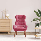 Armchair Wine Red 69 x 74 x 93 cm Velvet 42001892