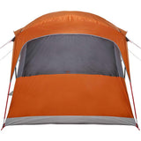 Family Tent with Roof Orange and Orange 435 x 255 x 216 cm 4100687