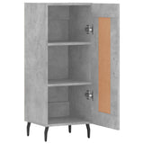 Sideboard Concrete Grey 34.5x34x90 cm Engineered Wood 830464