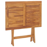 Outdoor Dining Set Teak Natural Fine Sanded Teak Hardwood Medium 3059976