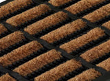 Door Mat Rectangular 45x75 cm Rubber and Coir 155665