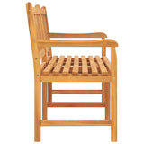 Bench Teak Solid Teak Wood 3-seater 316631