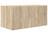 TV Wall Cabinet Set 4 pcs Sonoma Oak Engineered Wood 3408936