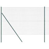 Ground Fix Welded Wire Fence 25 x 1.5 m PVC-Coated Steel Green 3351739