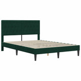 Bed Frame with Headboard Black 180 x 200 cm Velvet 42027696