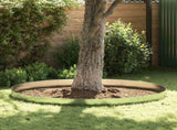 Set of 20 Flexible Lawn Fence Galvanised Steel 100 x 14 cm 271784