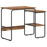 Desk with Storage Oak Wood 100 x 50 x 75 cm 8007994