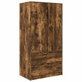 Bathroom Cabinet Smoked Oak 79.5 x 49 x 156 cm Engineered Wood 3406250
