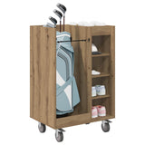 Golf Cabinet with Wheel Plain Artisan Oak 65 x 45 x 98 cm 899454
