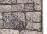 Wall Panels 10 pcs 100 x 50 cm Grey and White EPS Foam 42046097