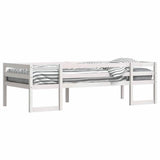 Kids' Bed Frame without Mattress White 75x190 cm Small Single Solid Wood Pine 846871