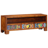 TV Cabinet Multicolour 110x30x40 Solid Wood Acacia 4016502