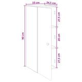 Wall-Mounted Cabinet Old Wood 33 x 34.5 x 90 cm Engineered Wood 899103