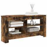 Corner TV Cabinet 102 x 40.5 x 45 cm Smoked Oak Engineered Wood 889780