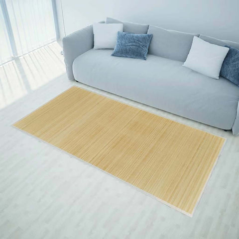 Rug Bamboo 160x230 cm Natural 245821