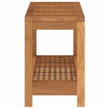 Bathroom Side Table 60x30x45 cm Solid Wood Teak 340752