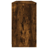 Sideboard with LED Lights Smoked Oak 142.5x37x67 cm 3209069