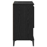 Sideboard Black Oak 60 x 35 x 70 cm Engineered Wood 881262