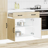 Kitchen Base Cabinet Kalmar Sonoma Oak Engineered Wood 853500