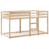 Bunk Bed without Mattress 75x190 cm Small Single Solid Wood Pine 3281967
