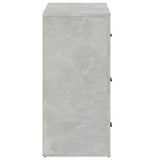 Sideboard Concrete Grey 80x33x70 cm Engineered Wood 816580