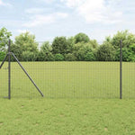 Fence Post Other 52 pcs Grey 3.2 x 3.2 x 150 cm Steel 3350136