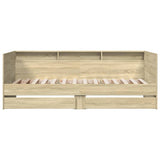Daybed Sonoma Oak Engineered Wood Single 3280841