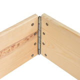 Pallet Collar 100x100 cm Solid Pine Wood 310056