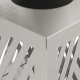 Solar LED Pathway Light 2 pcs Silver Stainless Steel 879727