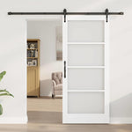 Sliding Door Manual ORKDAL White 86 x 198.5 cm Wood and metal 3332480
