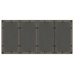 Garden Dining Set 9 pcs Brown Poly rattan 3334868